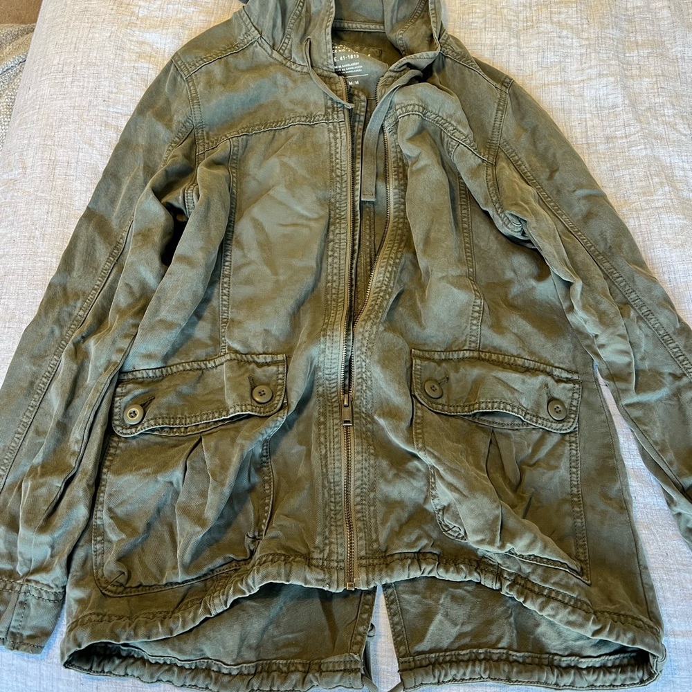 Green cargo jacket